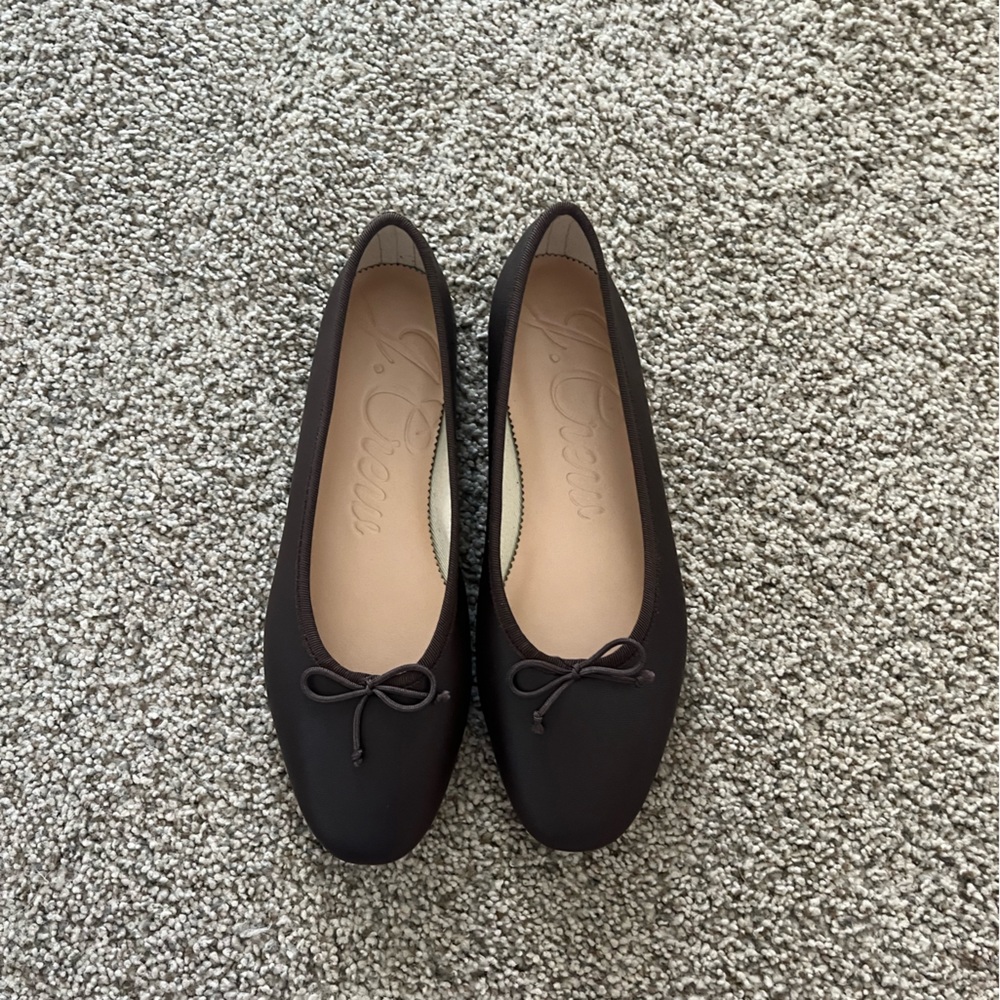 J. Crew Zoe Ballet Flats Leather